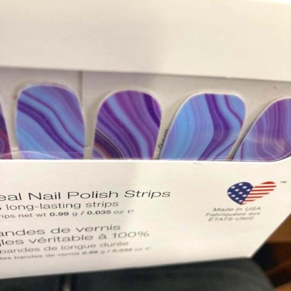 Ultraviolet Agate Nail Strips